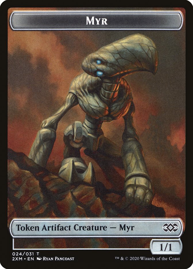 Myr T2XM-24 Double Masters Tokens Magic card