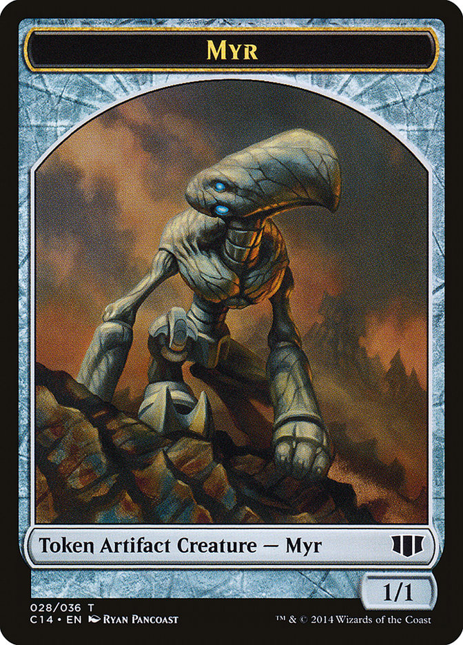 Myr TC14-28 Commander 2014 Tokens Magic card