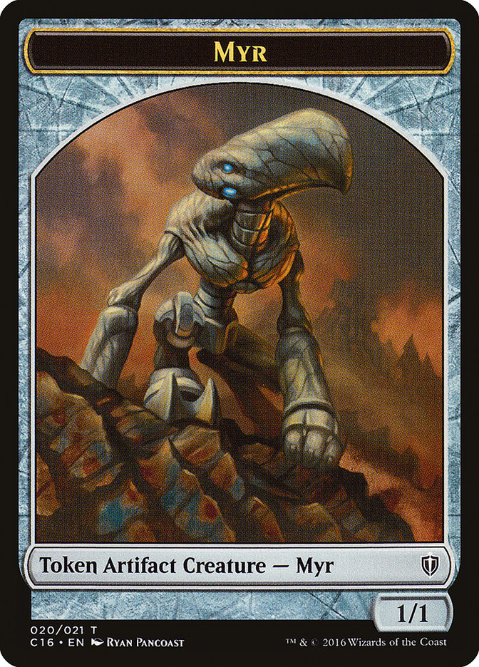 Myr TC16-20 Commander 2016 Tokens Magic card