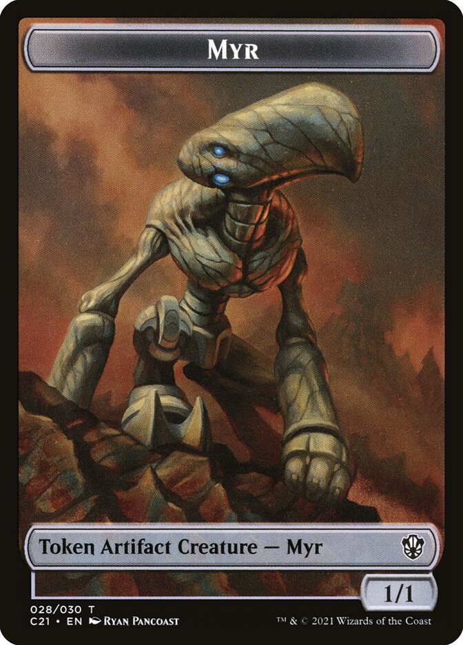 Myr TC21-28 Commander 2021 Tokens Magic card