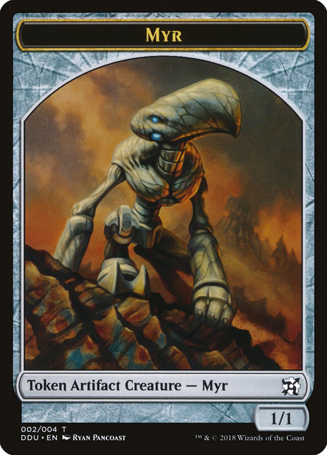 Myr TDDU-2 Duel Decks: Elves vs. Inventors Tokens Magic card