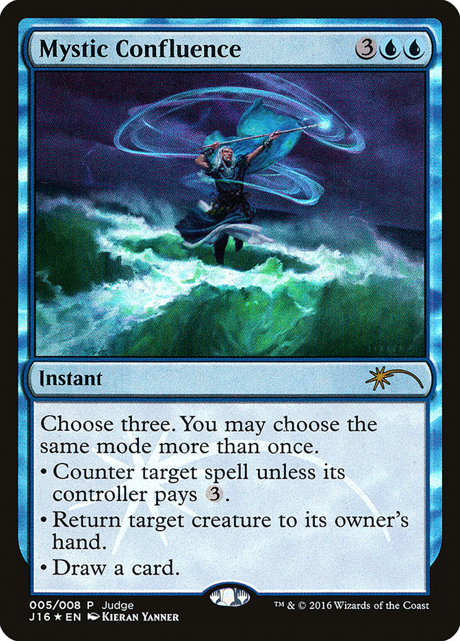 Mystic Confluence J16-5 Judge Gift Cards 2016 Magic card
