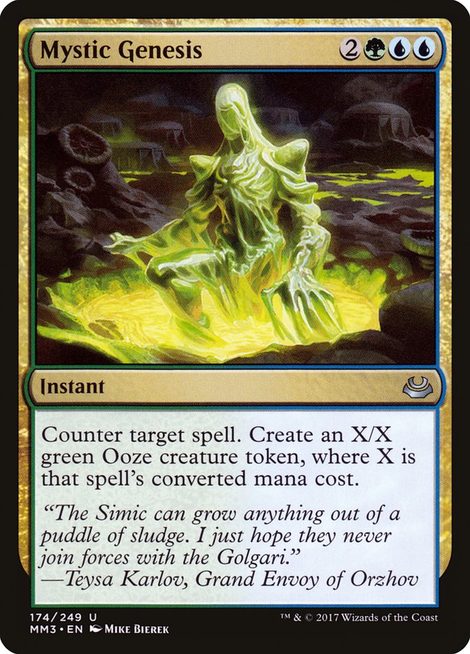 Mystic Genesis MM3-174 Modern Masters 2017 Magic card