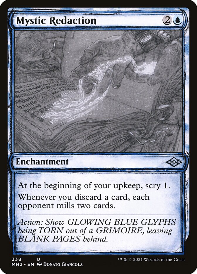 Mystic Redaction MH2-338 Modern Horizons 2 Magic card