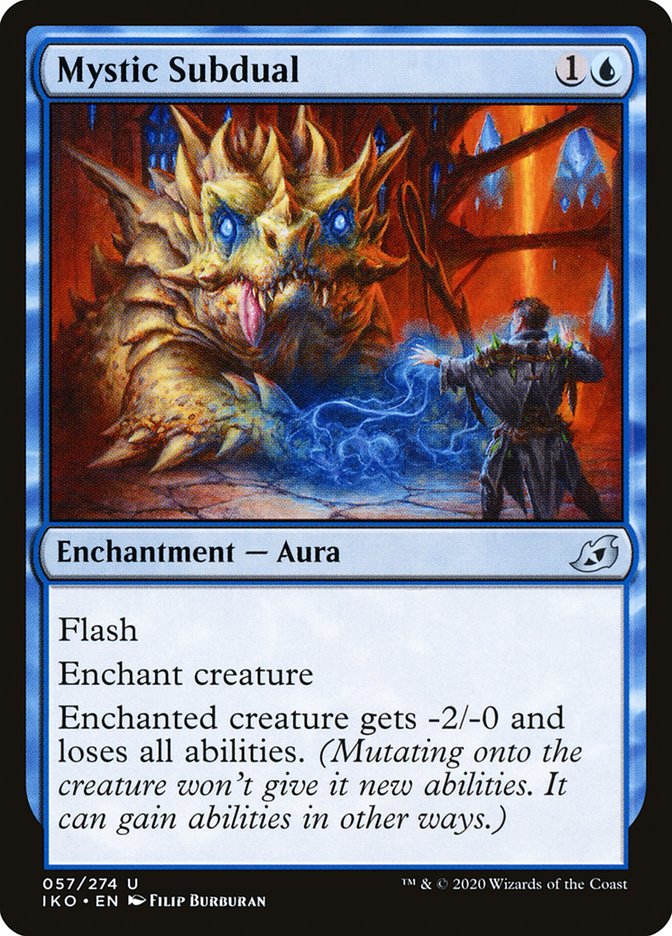 Mystic Subdual IKO-57 Ikoria: Lair of Behemoths Magic card