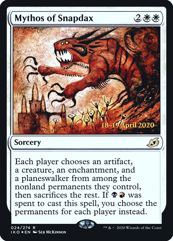 Mythos of Snapdax PIKO-24S Ikoria: Lair of Behemoths Promos Magic card