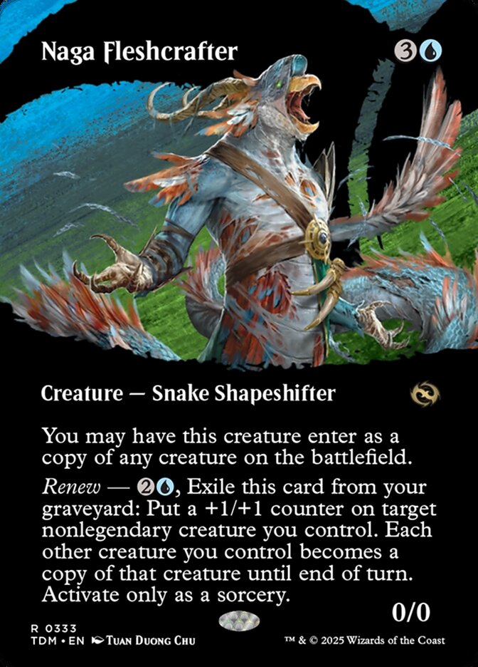 Naga Fleshcrafter TDM-333 Tarkir: Dragonstorm Magic card