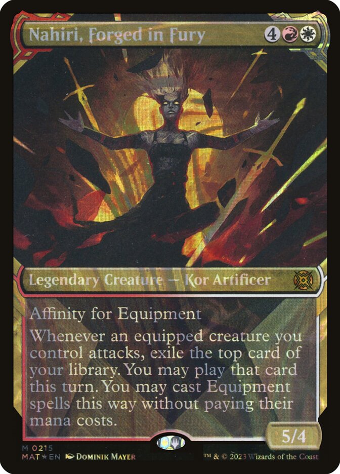 Nahiri, Forged in Fury MAT-215 March of the Machine: The Aftermath Magic card