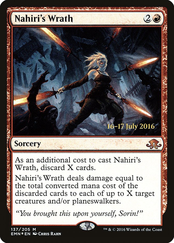 Nahiri's Wrath PEMN-137S Eldritch Moon Promos Magic card