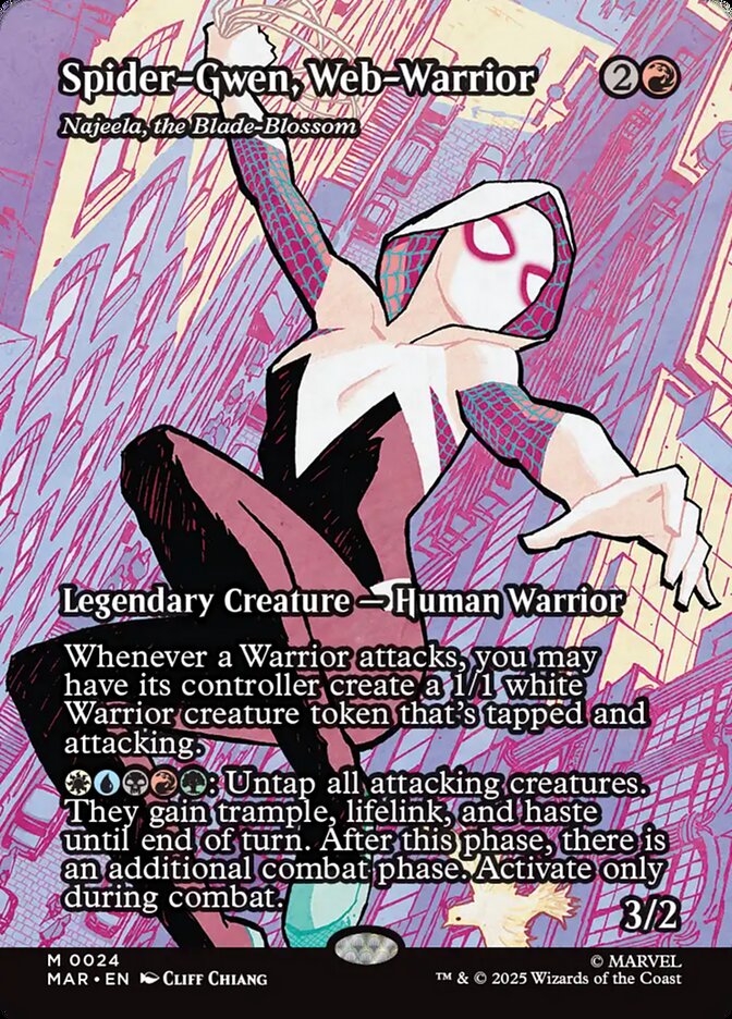 Najeela, the Blade-Blossom MAR-24 Marvel Universe Magic card
