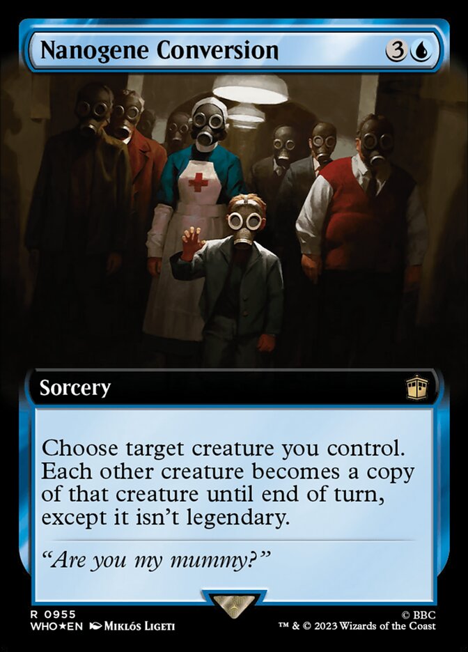 Nanogene Conversion WHO-955 Doctor Who Magic card