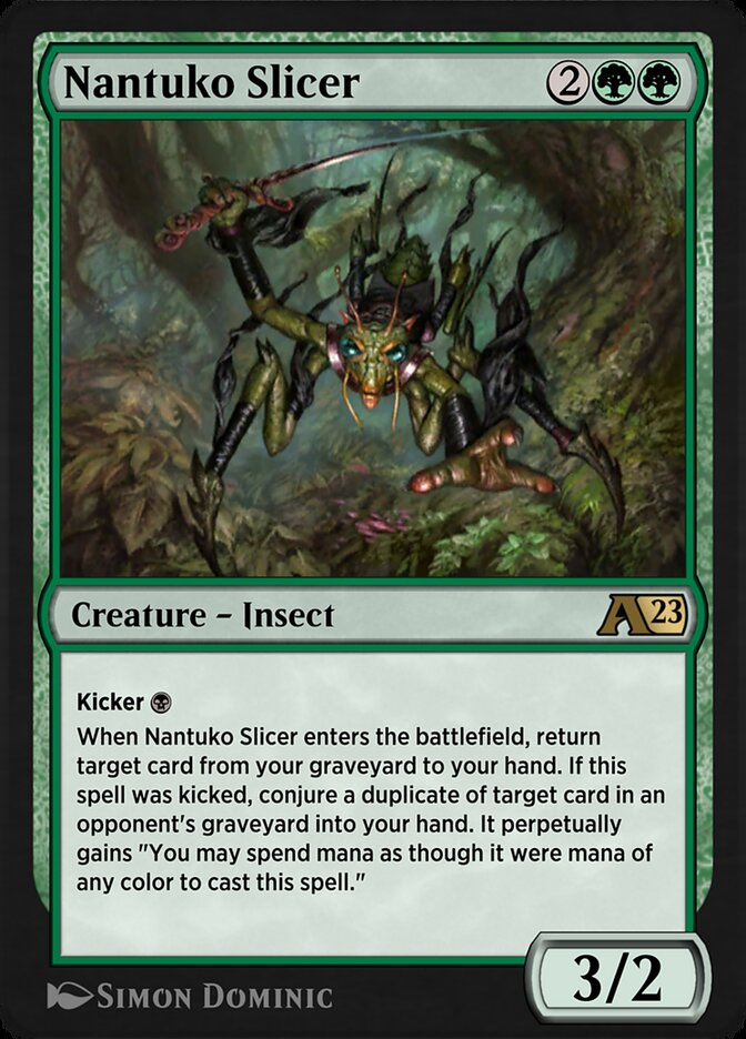 Nantuko Slicer YDMU-17 Alchemy: Dominaria Magic card