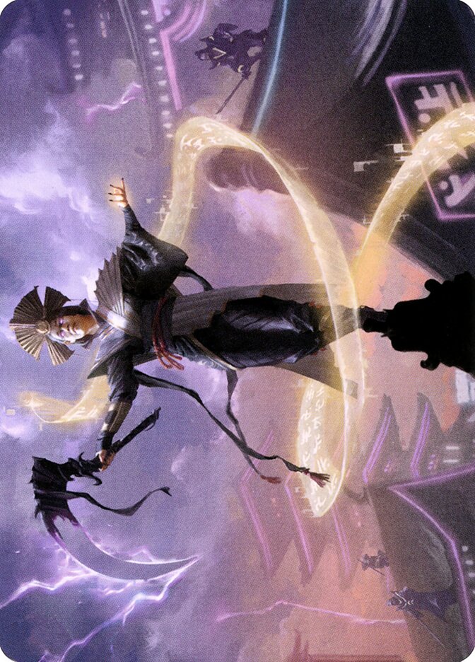 Naomi, Pillar of Order // Naomi, Pillar of Order ANEO-35 Neon Dynasty Art Series Magic card