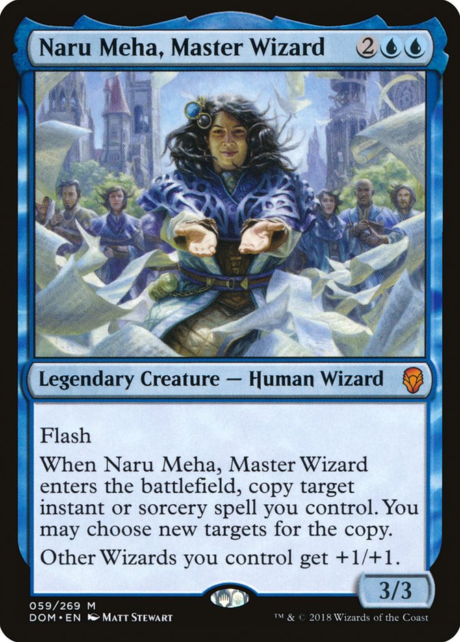 Naru Meha, Master Wizard DOM-59 Dominaria Magic card