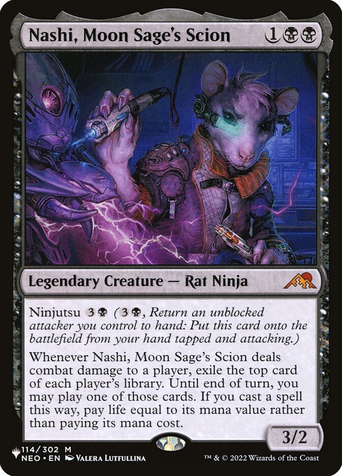 Nashi, Moon Sage's Scion PLST-NEO-114 The List Magic card