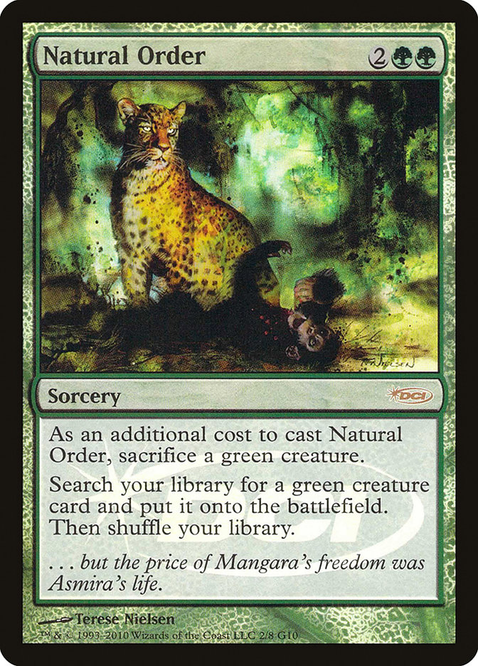 Natural Order G10-2 Judge Gift Cards 2010 Magic card
