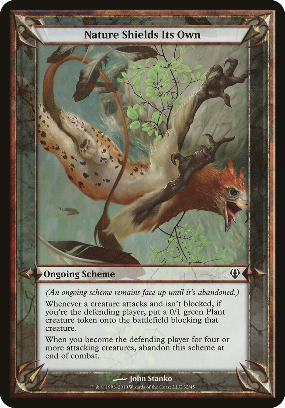 Nature Shields Its Own OARC-32STAR Archenemy Schemes Magic card