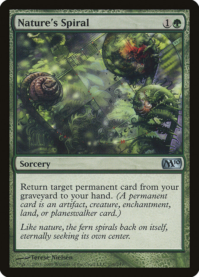 Nature's Spiral M10-196 Magic 2010 Magic card