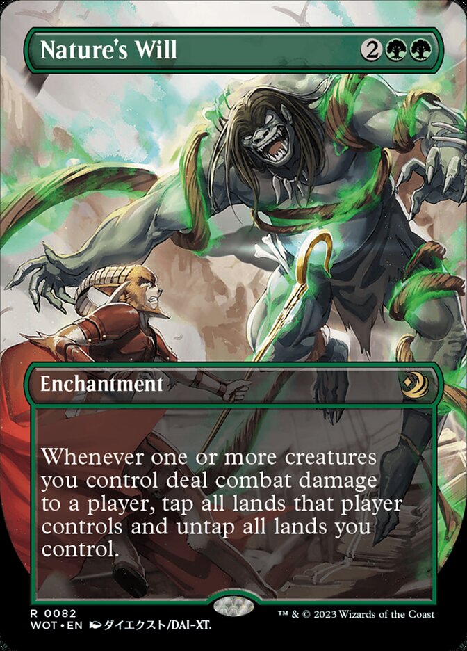 Nature's Will WOT-82 Wilds of Eldraine: Enchanting Tales Magic card