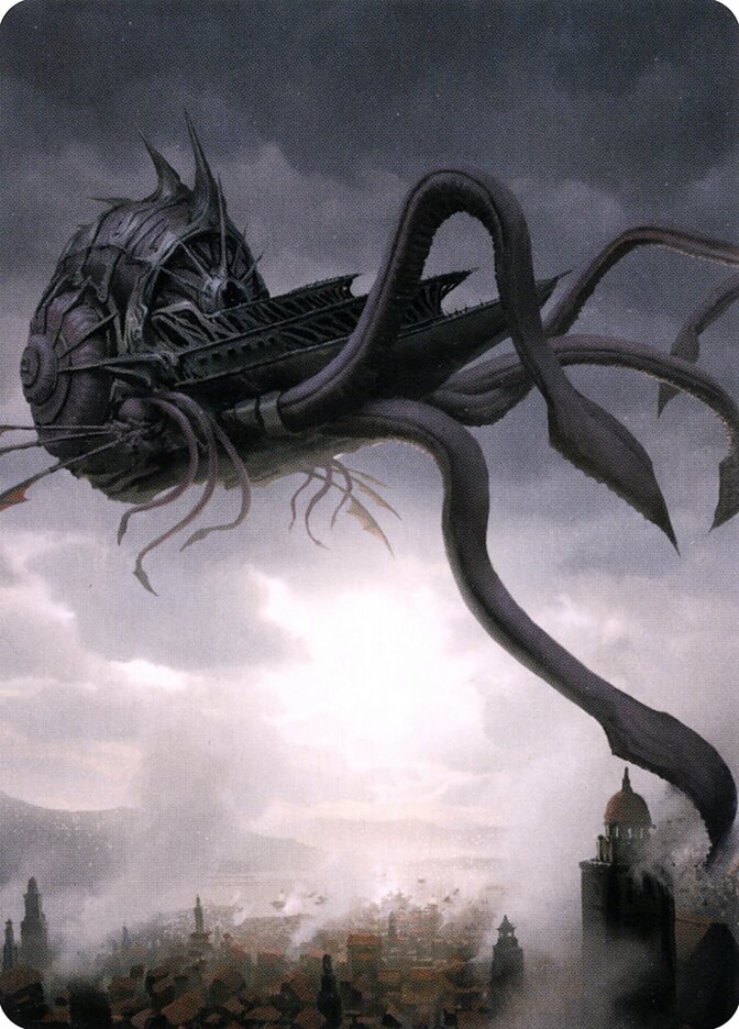 Nautiloid Ship // Nautiloid Ship ACLB-80 Battle for Baldur's Gate Art Series Magic card
