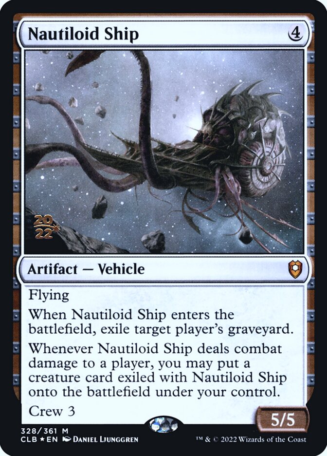 Nautiloid Ship PCLB-328S Battle for Baldur's Gate Promos Magic card