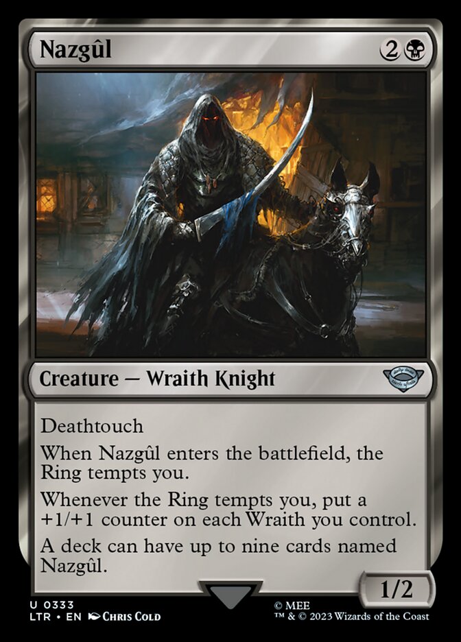 Nazgûl LTR-333 The Lord of the Rings: Tales of Middle-earth Magic card
