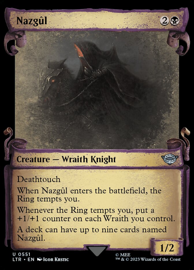 Nazgûl LTR-551 The Lord of the Rings: Tales of Middle-earth Magic card