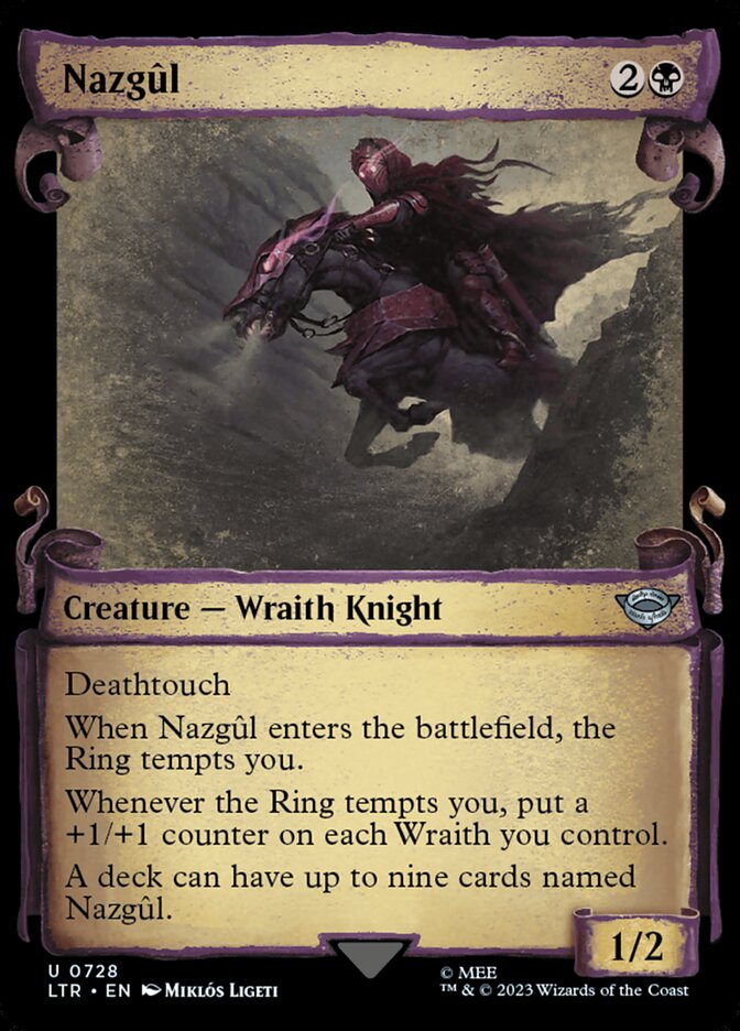 Nazgûl LTR-728 The Lord of the Rings: Tales of Middle-earth Magic card