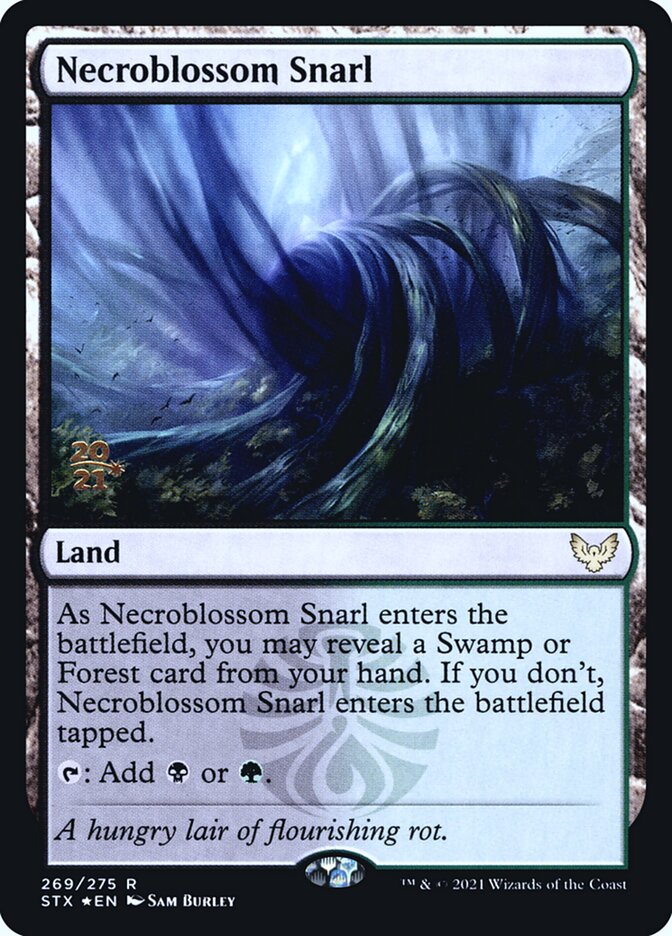 Necroblossom Snarl PSTX-269S Strixhaven: School of Mages Promos Magic card
