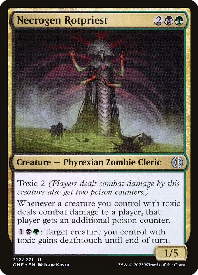 Necrogen Rotpriest ONE-212 Phyrexia: All Will Be One Magic card