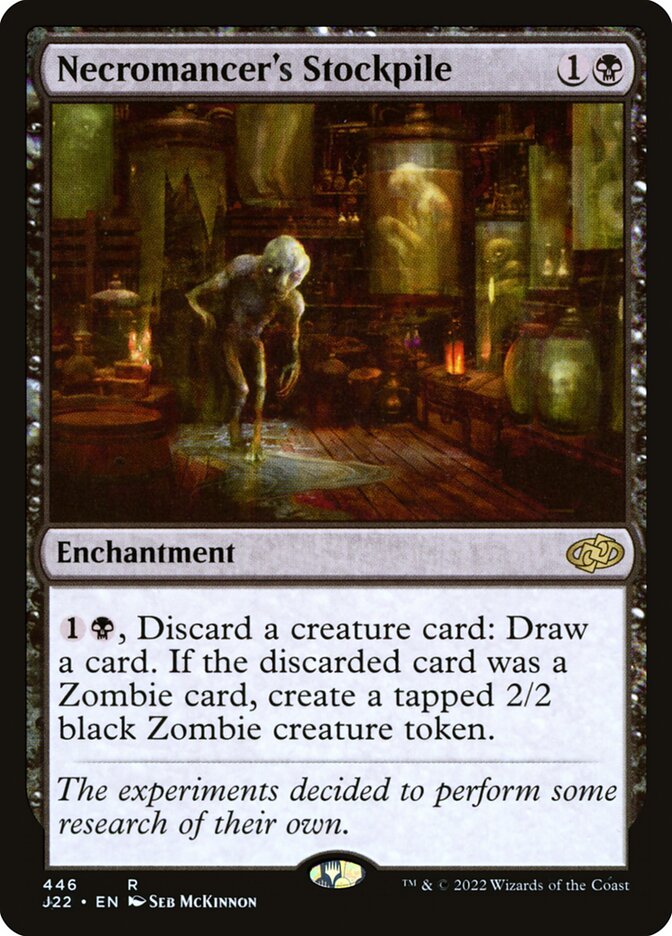 Necromancer's Stockpile J22-446 Jumpstart 2022 Magic card