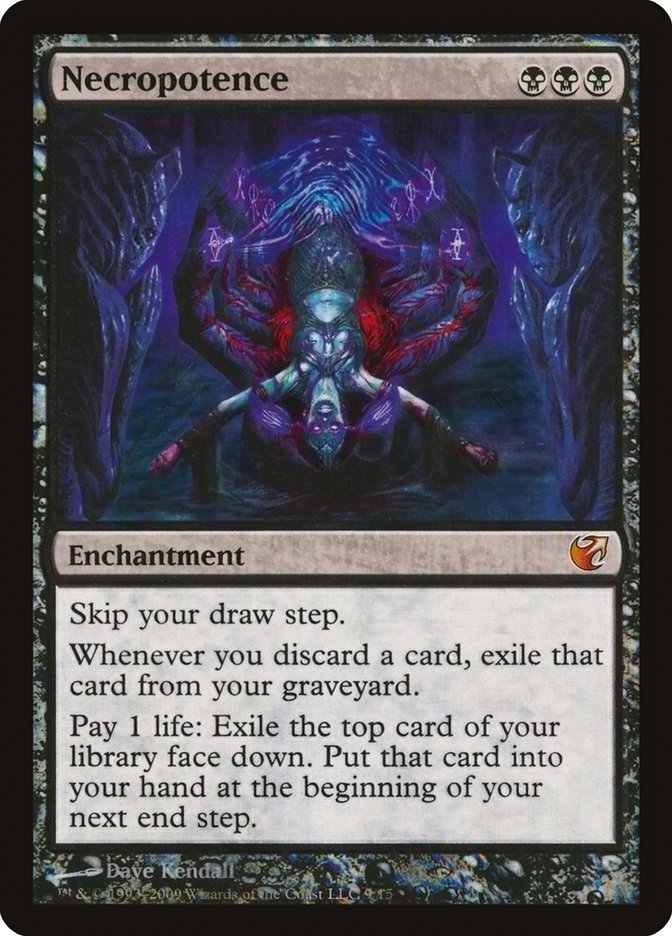 Necropotence V09-9 From the Vault: Exiled Magic card