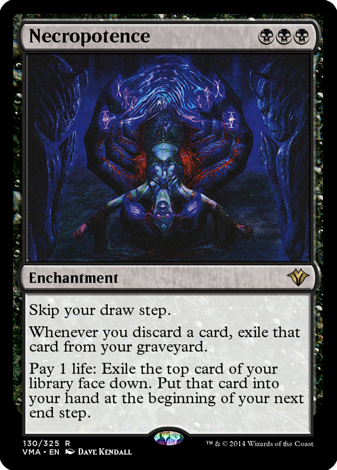 Necropotence VMA-130 Vintage Masters Magic card