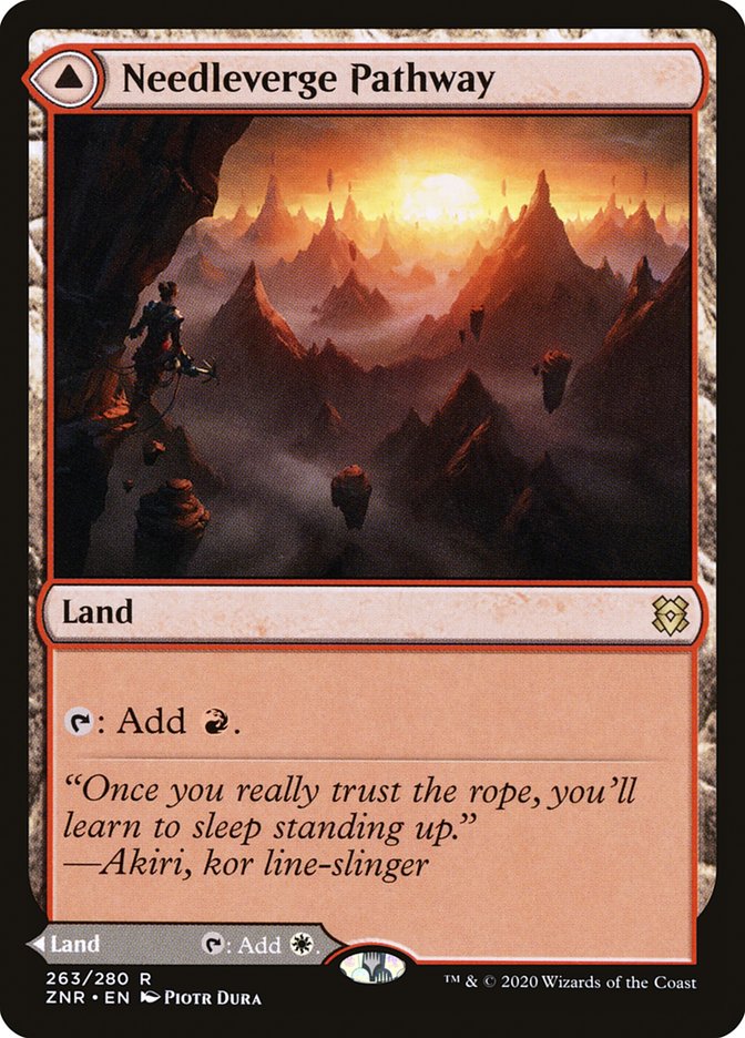 Needleverge Pathway // Pillarverge Pathway ZNR-263 Zendikar Rising Magic card
