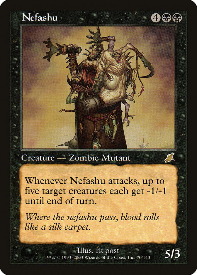 Nefashu SCG-70 Scourge Magic card