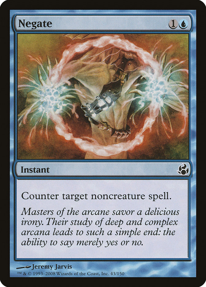 Negate MOR-43 Morningtide Magic card