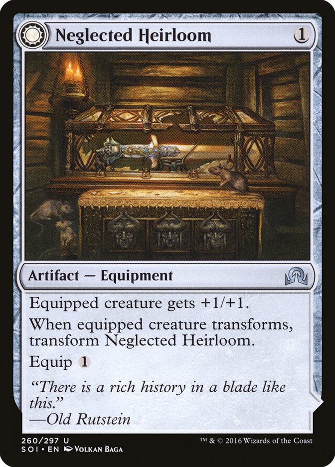 Neglected Heirloom // Ashmouth Blade SOI-260 Shadows over Innistrad Magic card