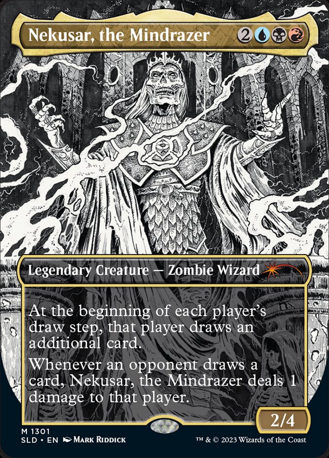 Nekusar, the Mindrazer SLD-1301 Secret Lair Drop Magic card