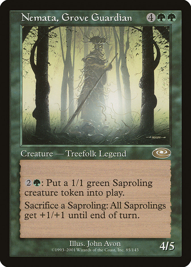 Nemata, Grove Guardian PLS-85 Planeshift Magic card