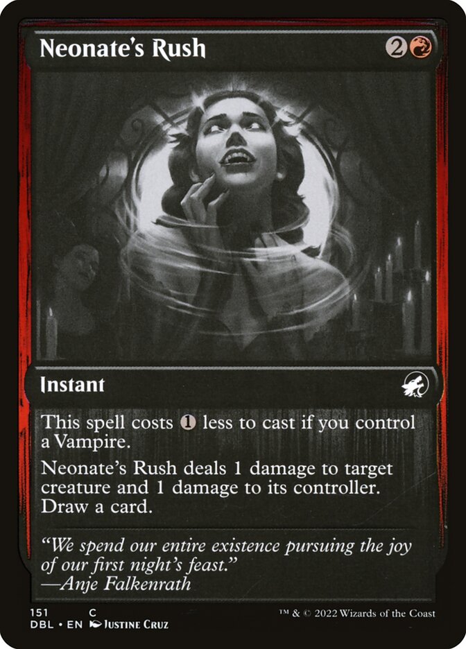Neonate's Rush DBL-151 Innistrad: Double Feature Magic card
