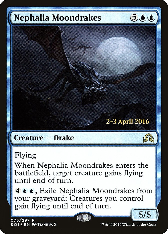 Nephalia Moondrakes PSOI-75S Shadows over Innistrad Promos Magic card