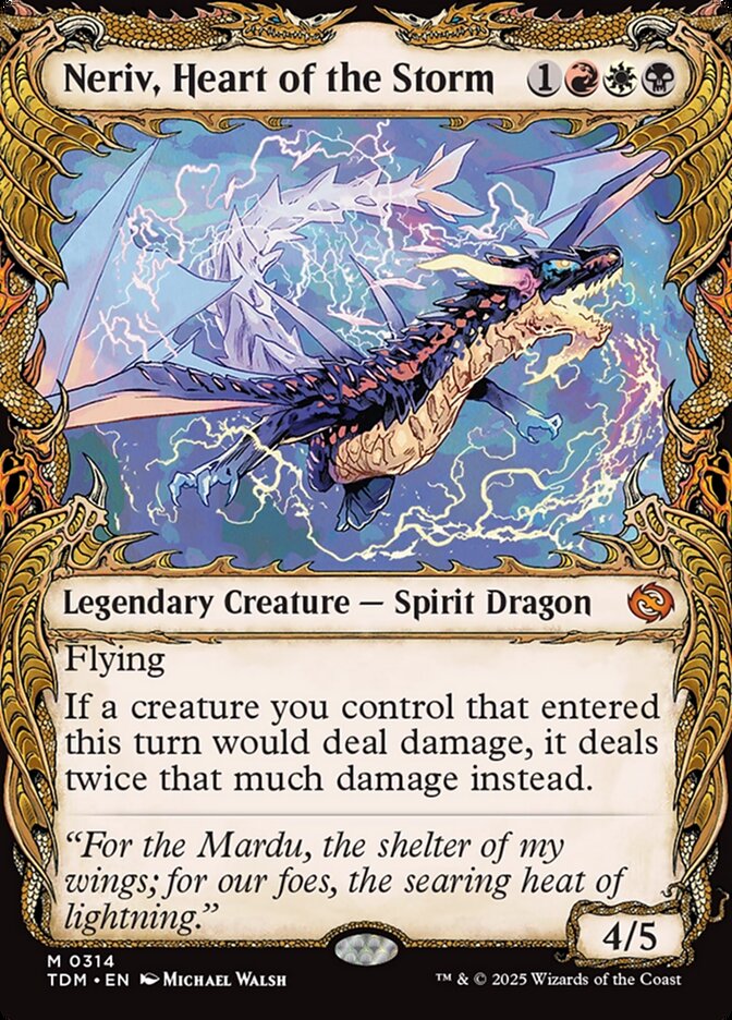 Neriv, Heart of the Storm TDM-314 Tarkir: Dragonstorm Magic card