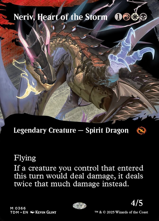 Neriv, Heart of the Storm TDM-366 Tarkir: Dragonstorm Magic card