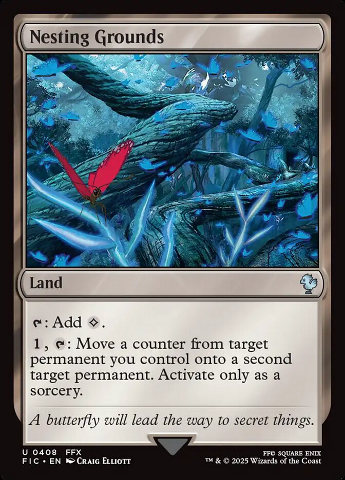 Nesting Grounds FIC-408 Final Fantasy Commander Magic card