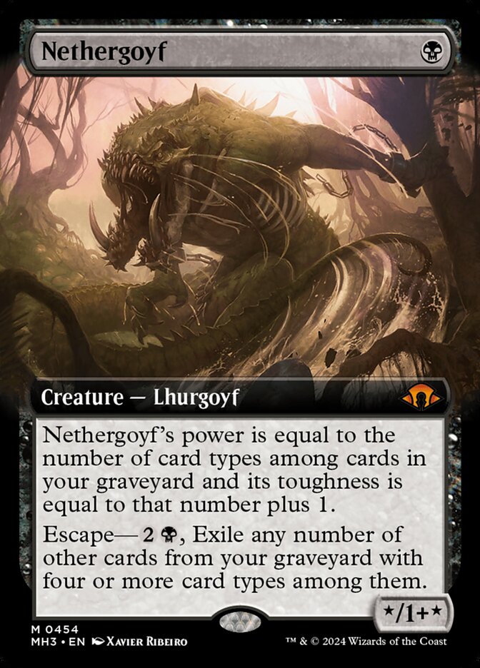 Nethergoyf MH3-454 Modern Horizons 3 Magic card