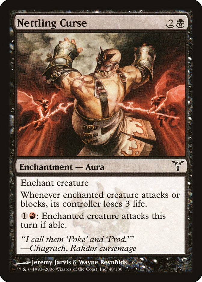 Nettling Curse DIS-48 Dissension Magic card