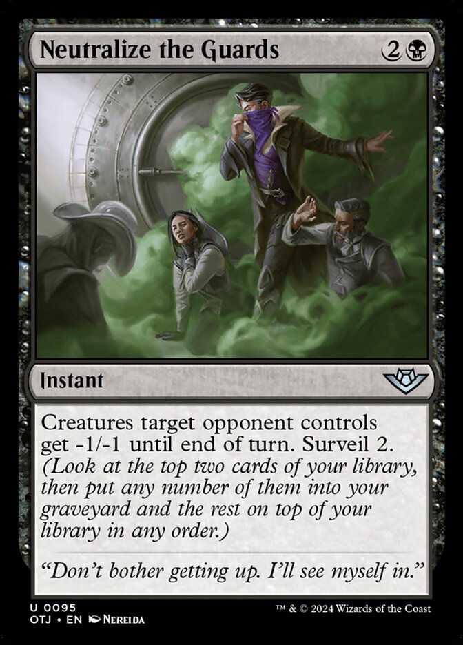 Neutralize the Guards OTJ-95 Outlaws of Thunder Junction Magic card