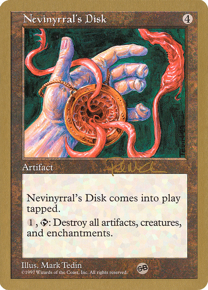 Nevinyrral's Disk WC97-PM391SB World Championship Decks 1997 Magic card