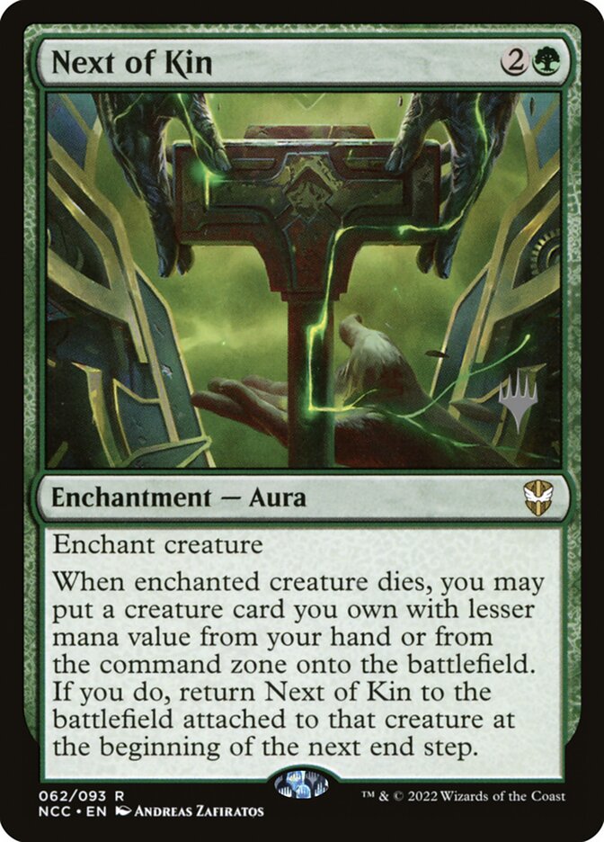 Next of Kin PNCC-62P New Capenna Commander Promos Magic card