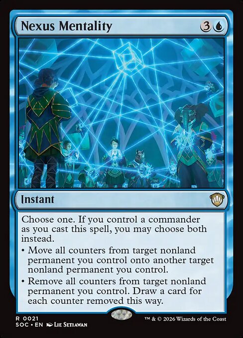 Nexus Mentality SOC-21 Secrets of Strixhaven Commander Magic card